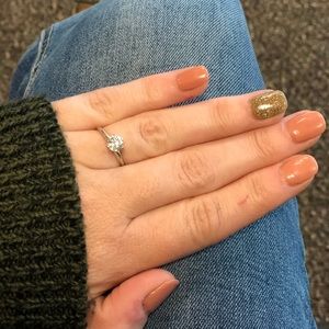 .60-.70 Carat White Gold Diamond Ring